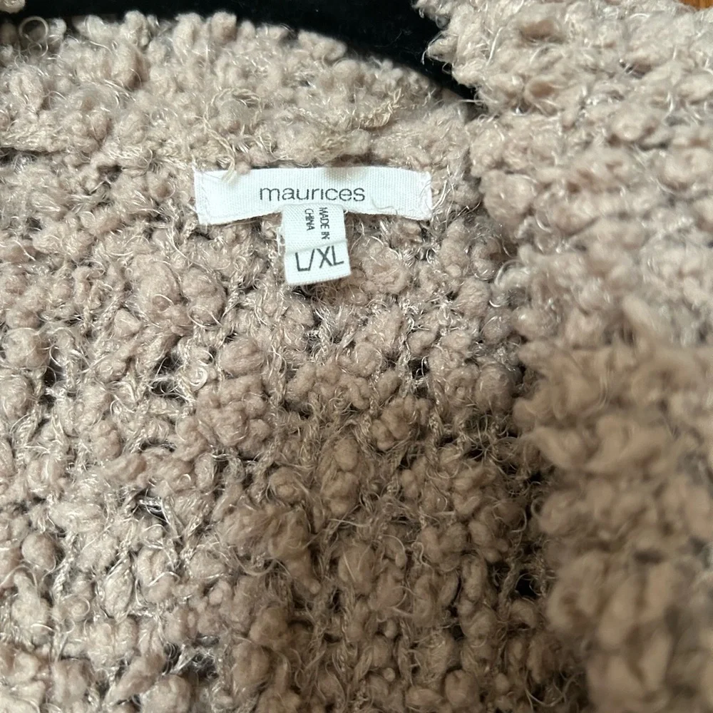 Maurices Textured Beige Vest - Picture 3 of 3